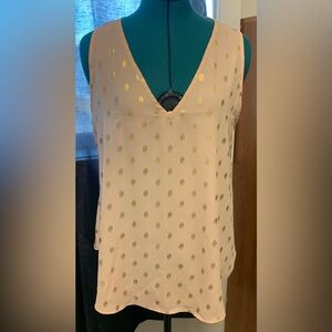 SHEIN Pale Pink Camisole with Gold Dots